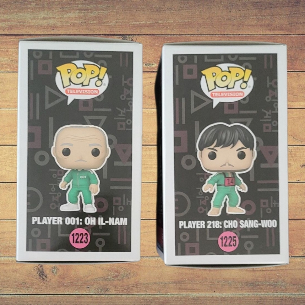 NEW Funko Pop Player 01 & 218 Of Squid Game - Picture 4 of 4